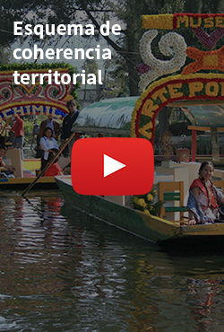 Esquema de  coherencia territorial: Zona Patrimonio Mundial en Xochimilco, Tlahúac y Milpa Alta